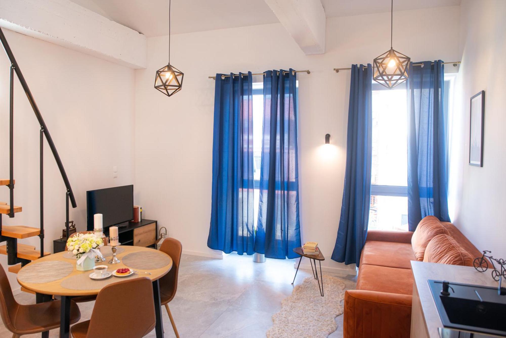 Apartment Dwupietrowy Loft Fabryka Wlokna 3b #nestapartamenty